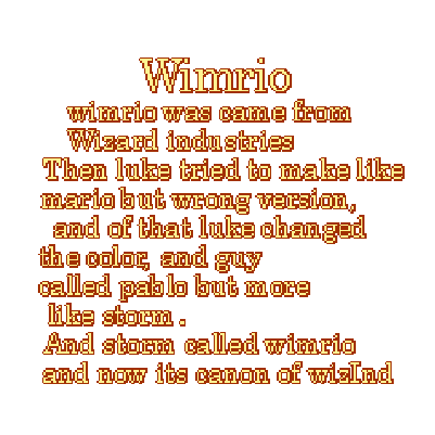 info of WIMRIO